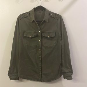 Sanctuary army green shacket